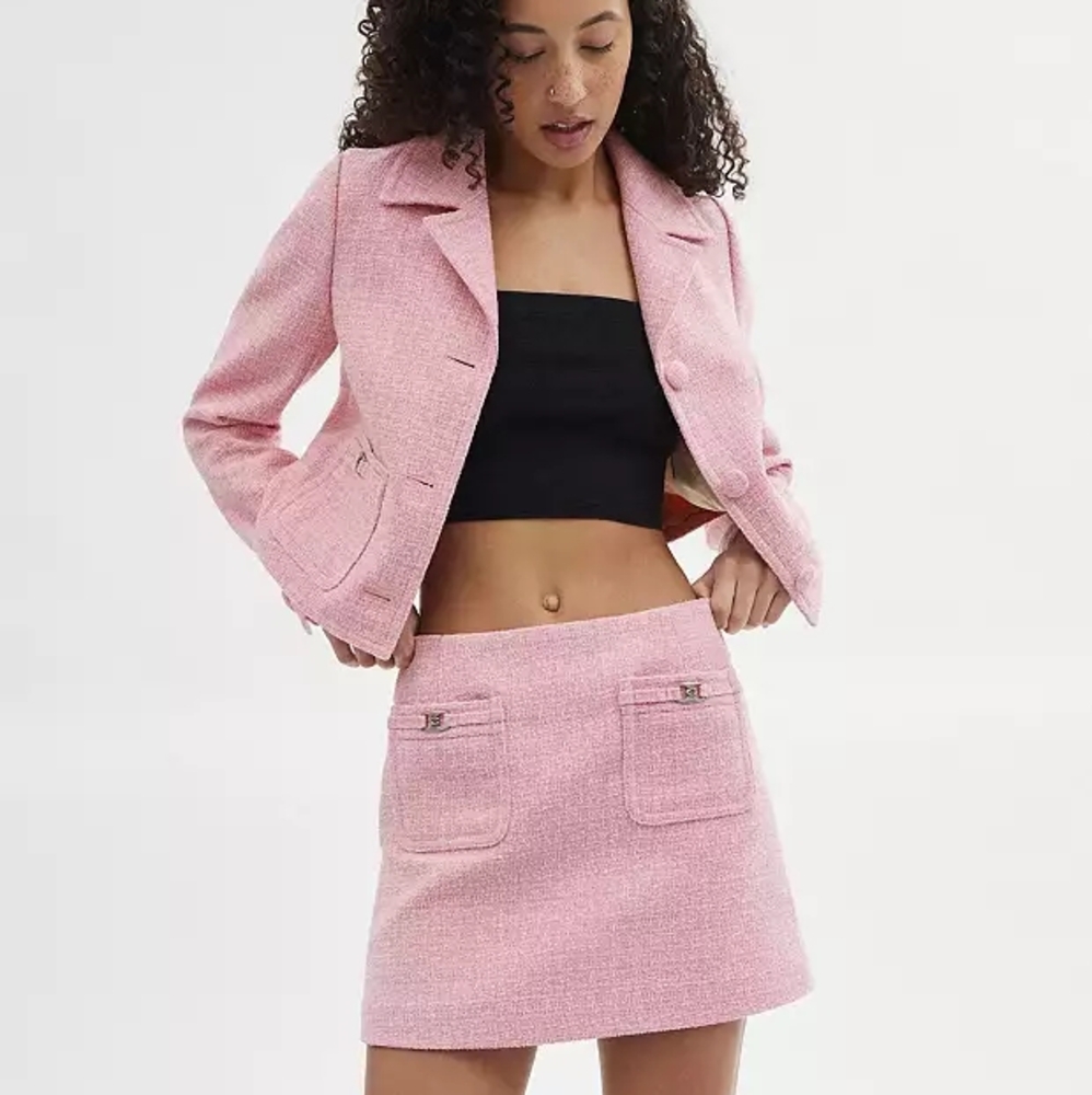 Coach Heritage C Tweed Skirt - Picture 2 of 5